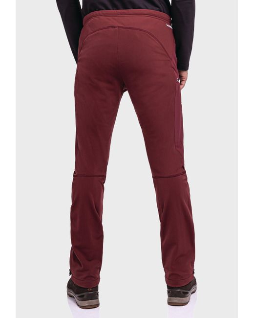 Schoeffel Outdoorhose Softshell Pants Rinnen M in Red für Herren