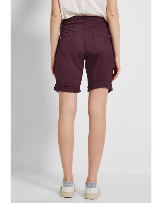 Cecil Purple Shorts