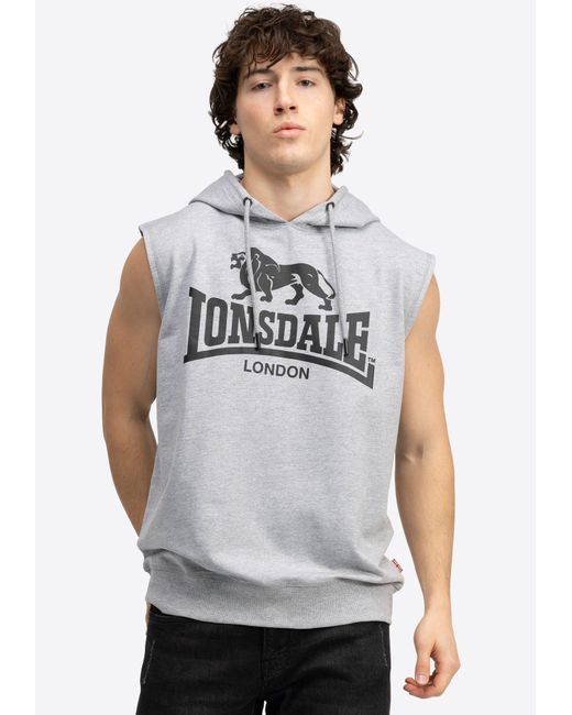 Lonsdale Sweatweste in Gray für Herren