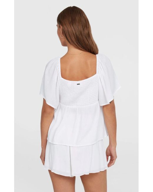 O'neill Sportswear White ' Tanktop O`NEILL Web-Oberteil Huges Weiß S