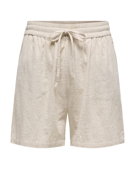 ONLY Natural ONLTIZANA STRING COTTON SHORTS WVN