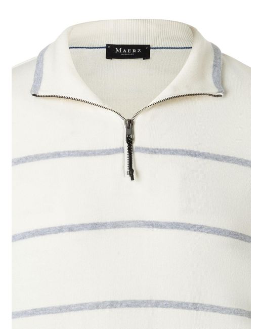 Maerz Longpullover in White für Herren