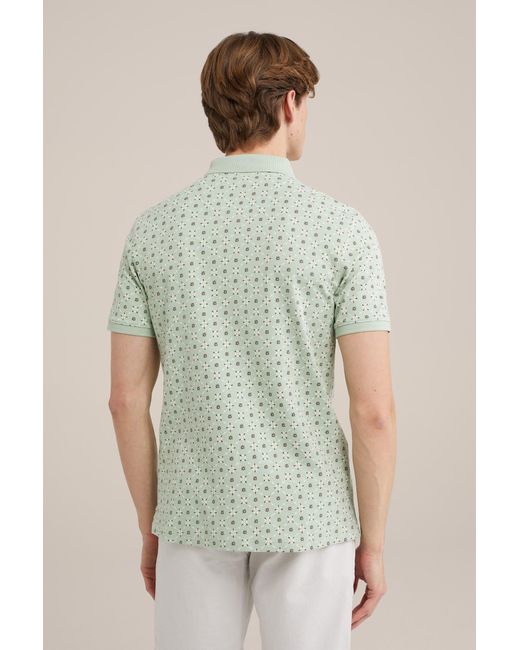 WE Fashion Poloshirt in Green für Herren