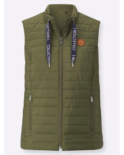 WITT Green Jerseyweste Steppweste