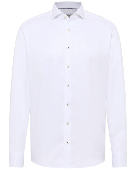 Eterna Langarmhemd MODERN FIT NON IRON (bügelfrei) in White für Herren