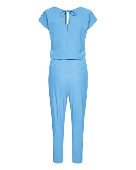 RAFFAELLO ROSSI Blue Jumpsuit Gira Jumpy S Azur