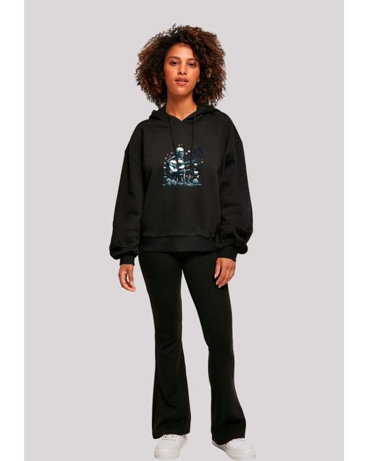 F4NT4STIC Black Sweatshirt Skelett spielt Gitarre, Musik, Liebe Premium Qualität