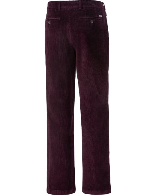 Zerberus Cordhose mit elastischem Bund in Red für Herren