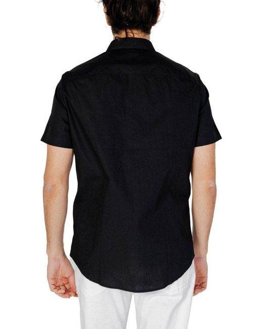 Armani Exchange Businesshemd in Black für Herren