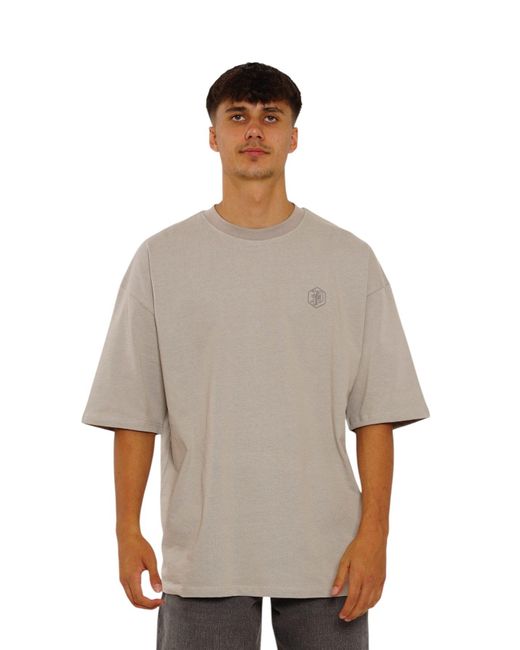 PICALDI Jeans T-Shirt Evident (1-tlg) Logodruck in Gray für Herren