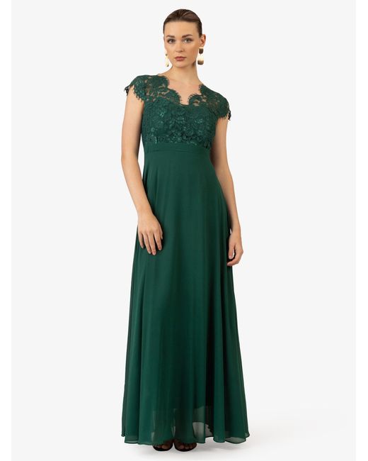 Kraimod Green Abendkleid aus hochwertigem Polyester Material