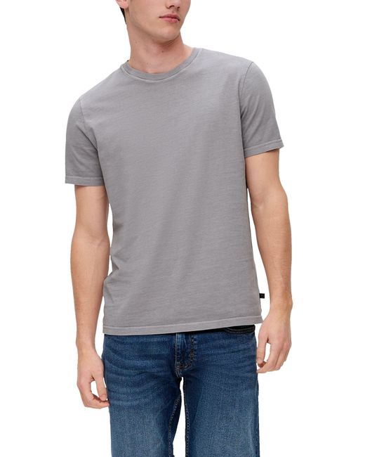 QS T-Shirt in Gray für Herren