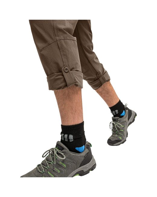 Maier Sports Funktionshose Hose roll up Nil in Brown für Herren