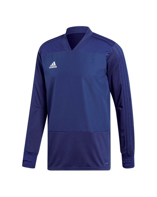 Adidas Originals Performance Fleecepullover adidas Training Top Player Focus Condivo 18 in Blue für Herren