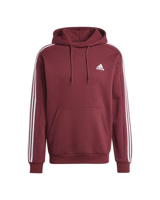 Adidas Performance adidas Kapuzenpullover Essentials 3-Streifen Hoodie in Red für Herren