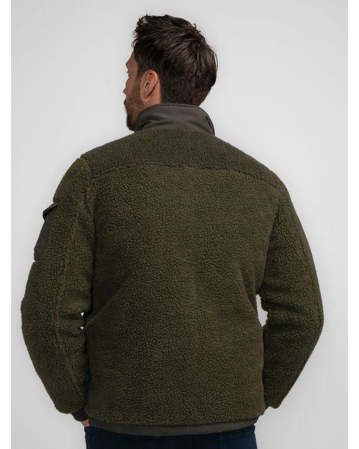 Petrol Industries Winterjacke Teddy Jacke Ivishak in Green für Herren