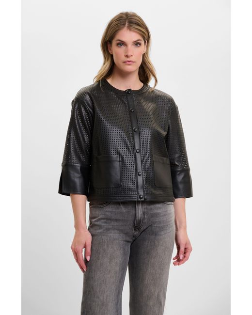 Rino & Pelle Black Lederimitatjacke