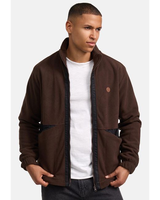 INDICODE Winterjacke INFenado mit hohem Stehkragen in Brown für Herren
