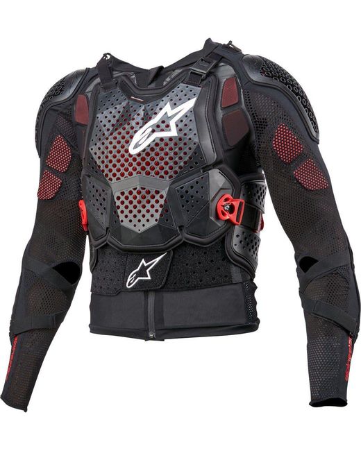 Alpinestars Hoodie Bionic Tech V3 Protektorenjacke Atmungsaktiv belüftet dehnbar protektoren in Gray für Herren