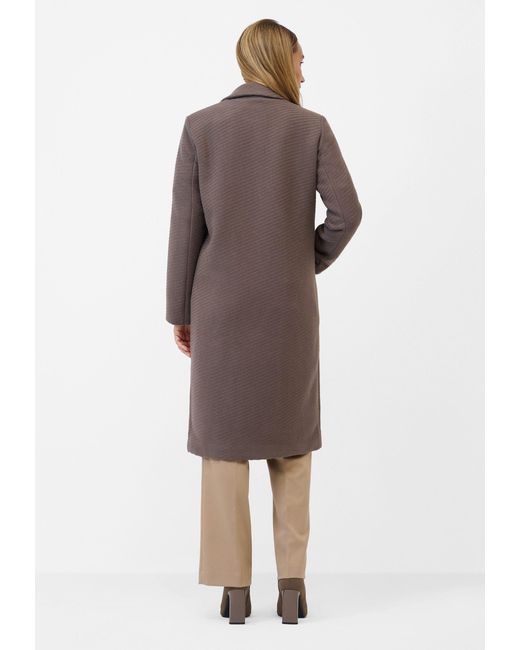 RICANO Brown Langmantel Adelina Made in Italy