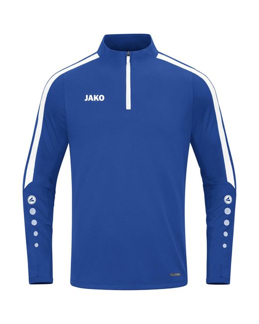 JAKÒ Fleecepullover Ziptop Power 8623 in Blue für Herren