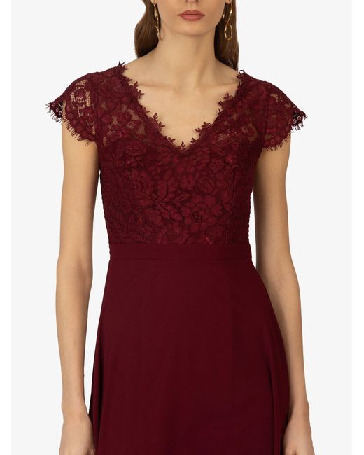 Kraimod Red Abendkleid aus hochwertigem Material in femininem Stil