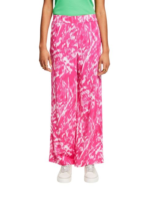 Esprit Pink Stoffhose Pants woven