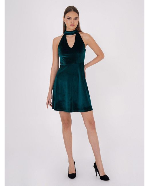 FRESHLIONS Blue Abendkleid