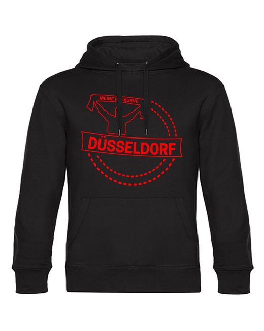 multifanshop Kapuzensweatshirt Düsseldorf in Black für Herren