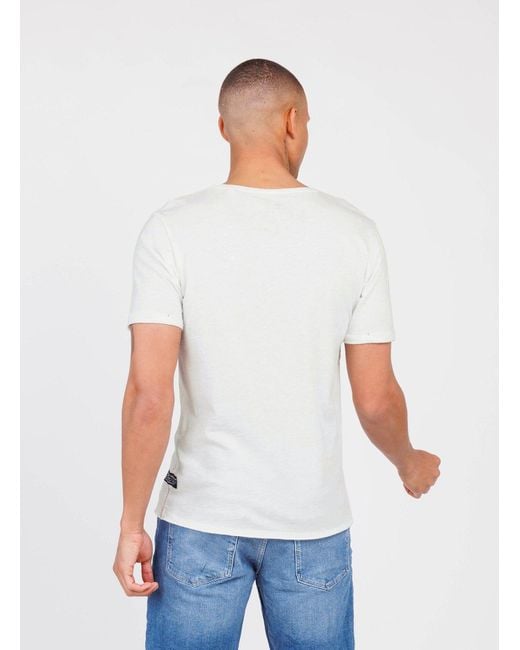 Key Largo T-Shirt MT TERMINAL round in White für Herren