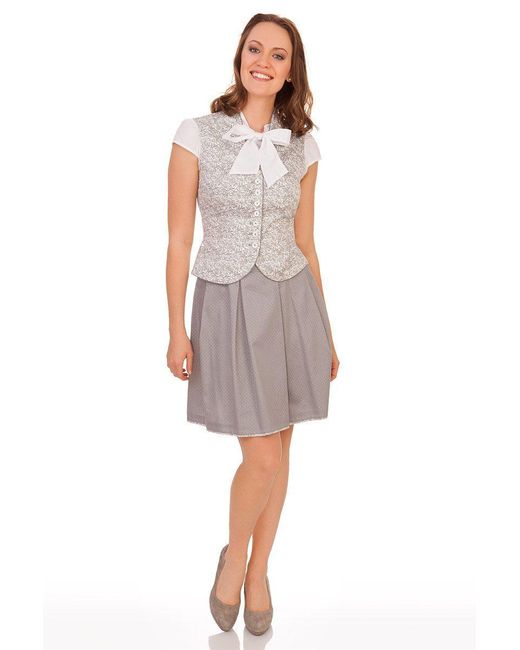 Alpenfee Tracht White Dirndlbluse
