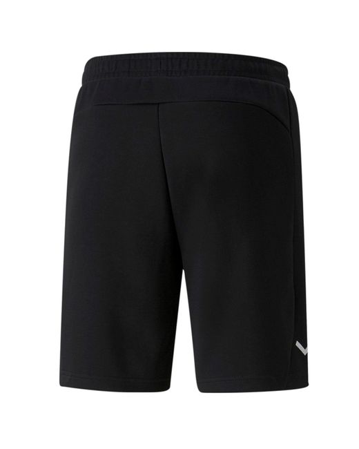 PUMA Shorts kurze Hose Jogginghose mit Taschen aus weicher Baumwolle (0-tlg) in Black für Herren