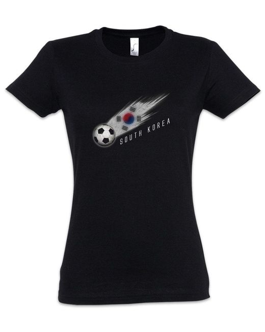 Urban Backwoods Black Print- Korea Football Comet I T-Shirt üdkorea üdkoreanisch