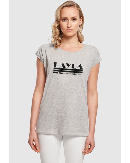Merchcode Ladies Layla - Limited Edition T-Shirt (1-tlg) in Grau | Lyst DE