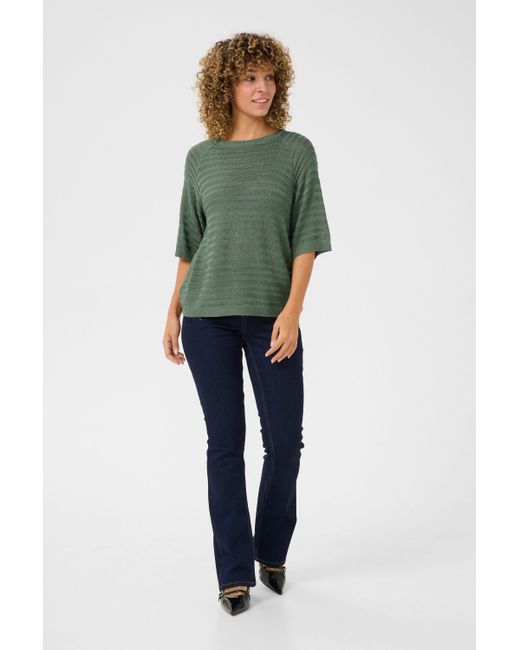 Cream Green Strickpullover CRJetta