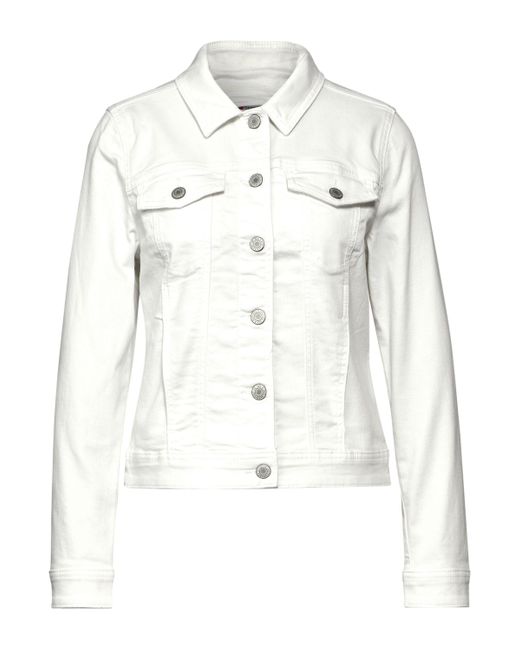Street One Gray Leichte Jacke - Weiße Jeansjacke