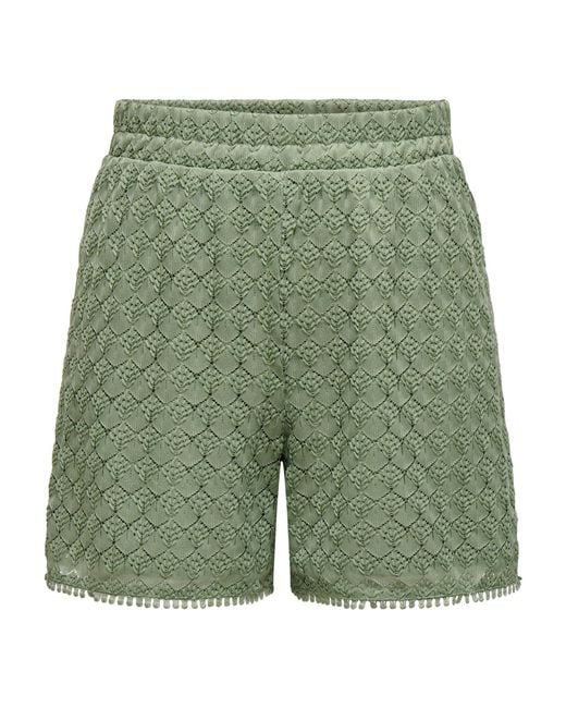 ONLY Green ONLPATRICIA SHORTS JRS