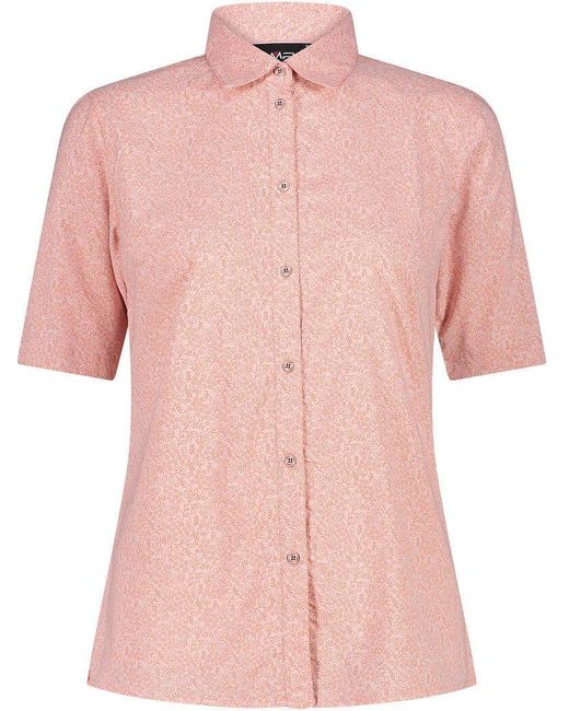 CMP Pink Outdoorbluse WOMAN SHIRT ROSE-ORCHIDEA