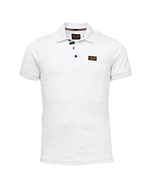 PME LEGEND T-Shirt Trackway polo in White für Herren