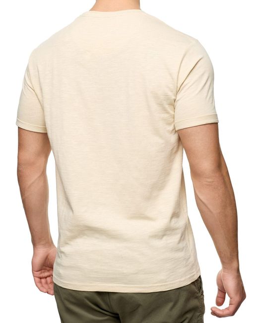 INDICODE Rundhalsshirt INAndorra in White für Herren