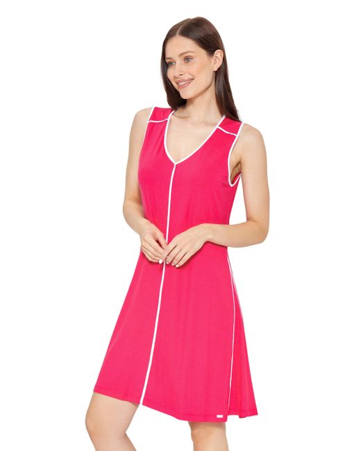 RÖSCH Pink Sommerkleid 1245521 (1-tlg)
