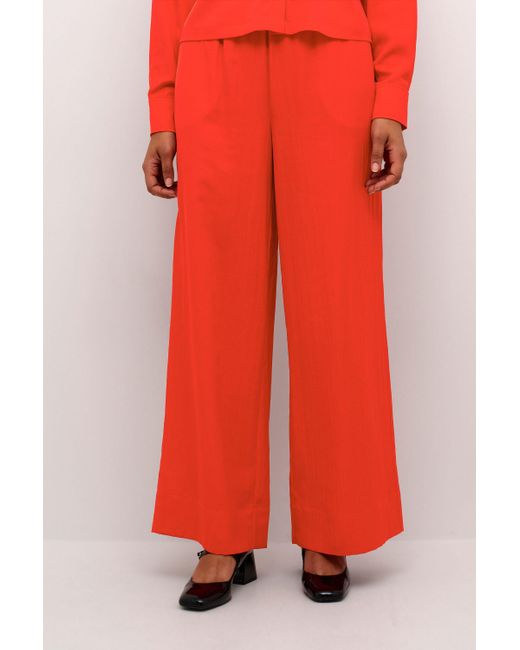 Kaffe Red Stoffhose Casual Hose KAlogan