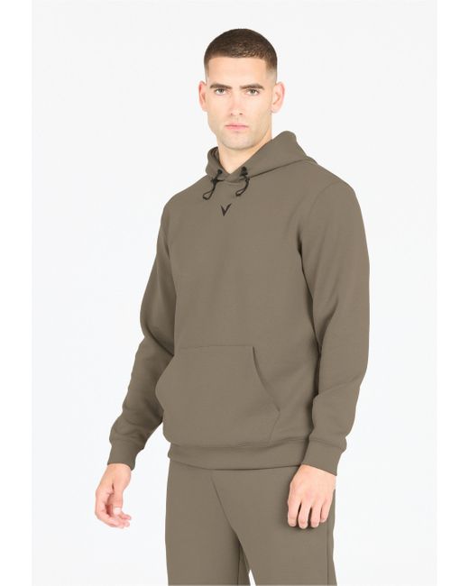 Virtus Sweatshirt Taro mit kuscheliger, einstellbarer Kapuze in Gray für Herren