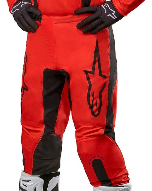 Alpinestars Motorradhose Fluid Lurv Motocross Hosen in Red für Herren