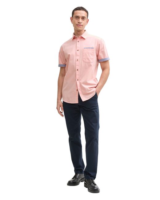 Tom Tailor Langarmhemd in Pink für Herren