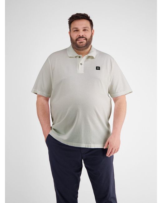 Lerros Poloshirt in Übergrößen in Gray für Herren