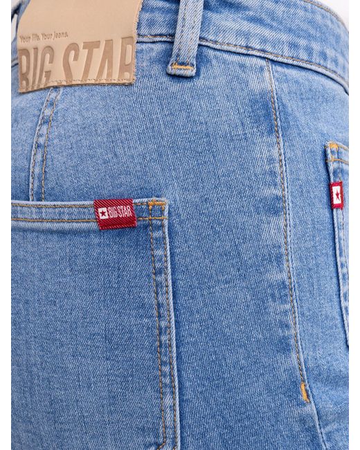 Big Star Blue Bootcut-Jeans SOPHIE hohe Leibhöhe
