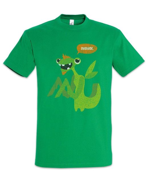 Urban Backwoods Print- Mantis Dude T-Shirt Hellgrün Größe S in Green für Herren