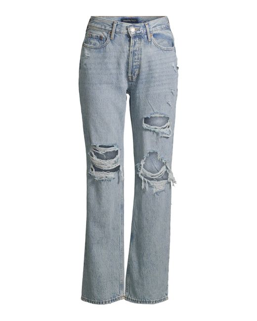 Aéropostale Blue Regular-fit-Jeans (1-tlg) Cut-Outs
