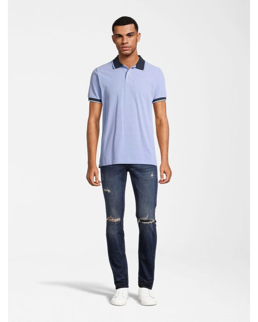 Aéropostale T-Shirt OXFORD (1-tlg) in Blue für Herren